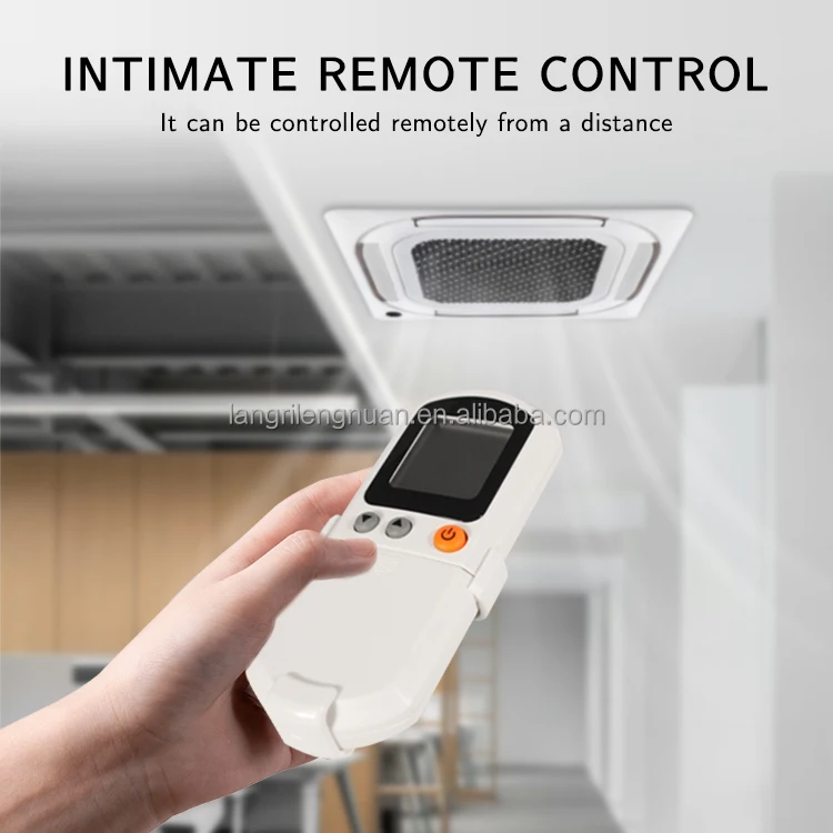 Flexible Installation Options Ultra-Quiet 8-Way Cassette Water-Cooled Fan Coil Unit