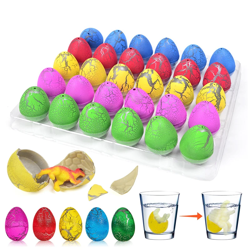 Mini Dinosaur Eggs 2x3cm Soak in Water to Expand Hatching Breaking Shells Children Early Education Toys Growth Cognition TMZ