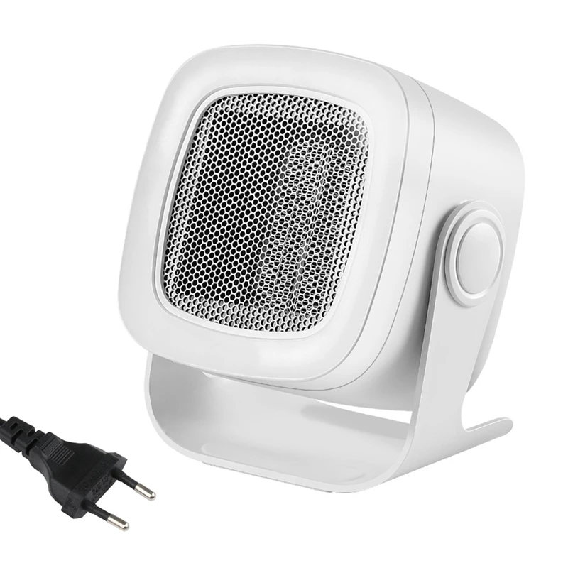 

1 Pcs Portable Desktop Heater Small Space Heater Warm Air Blower Electric Heater AC100-240V EU Plug For Home Use