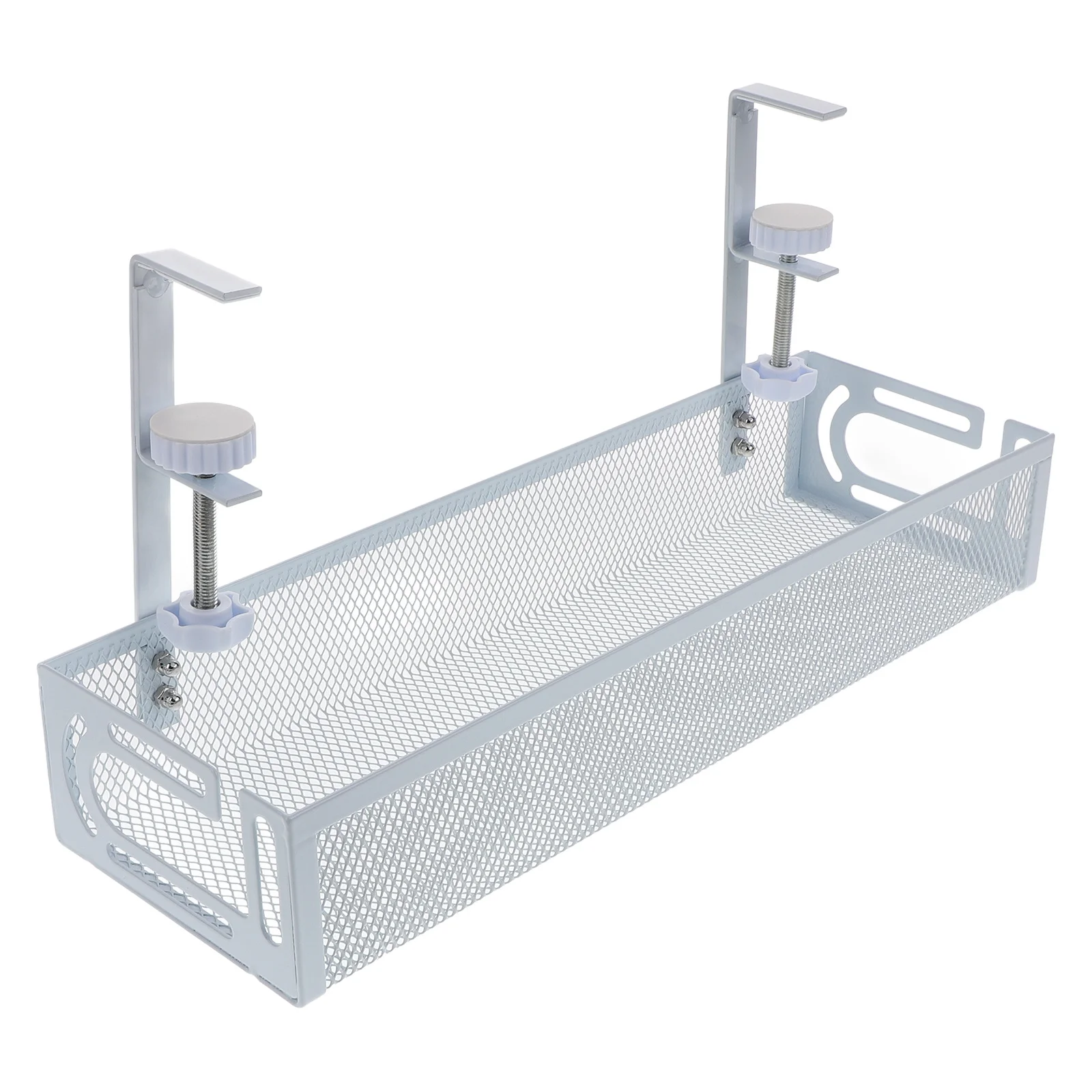 Bandeja de gerenciamento de cabos sob organizador de mesa para carregadores de fios e cabos Design de grade de malha com cabo de mesa de alta capacidade de carga