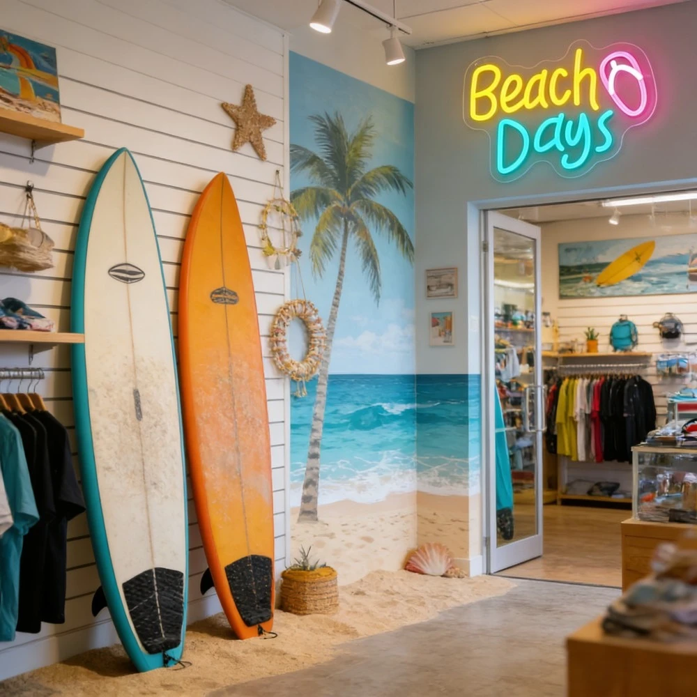 Beach Days Neon Sign LED Light - огляд і ціна Outdoor Lighting Rental For Party