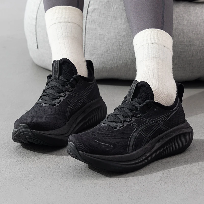 Calçados femininos Asics Gel-Nimbus 27, calçados esportivos confortáveis, calçados casuais para corrida 1012B753-001