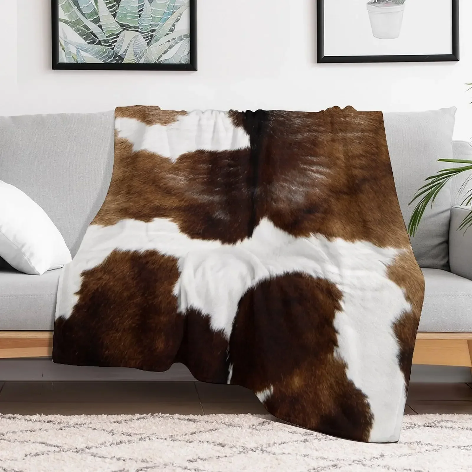

Minimalistic Cattle Cow Throw Blanket Blankets For Bed Decorative Beds Summer Beddings Polar Blankets