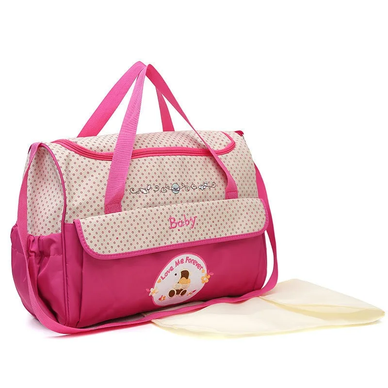 Fashionable Mommy Bag Fashion Mommy Bag Large Capacity One Shoulder Mommy Bag Multi functional Diagonal Diaper Bag Baby products