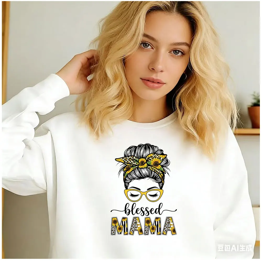 Cool Mama Iron On Patches  DIY Heat Transfer heat transfer decal painting Decals for Clothing T-Shirts Bags Mom Gift view 2