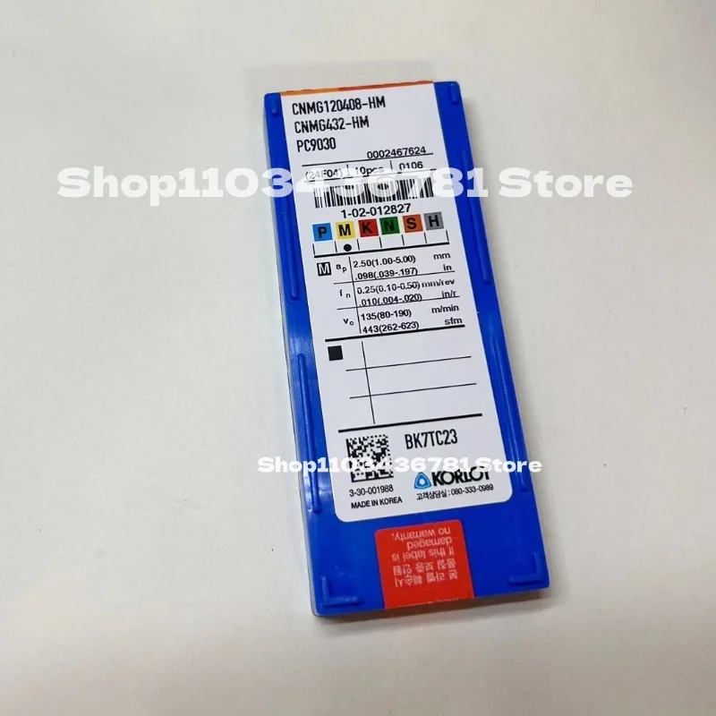CNMG120404-HM PC9030/CNMG120408-HM PC9030/CNMG120412-HM PC9030 CNC draaigereedschap blade carbide wisselplaten Snijgereedschappen 10 Stuks