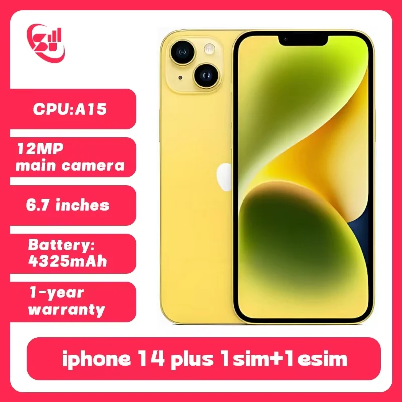 iPhone 14 Plus 128/256GB ROM 6GB RAM 6.7