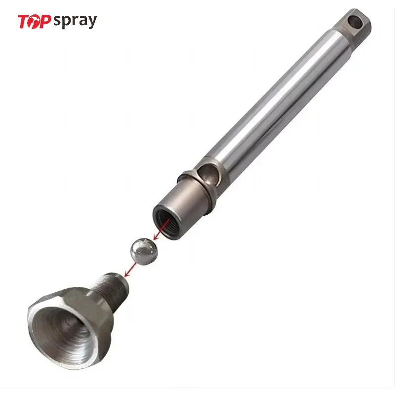 

New Upgraded 248207 Paint Sprayer Piston Rod Compatible with 5900 1095 1595 Aftermarket Airless Paint Sprayer Piston Repair Kit