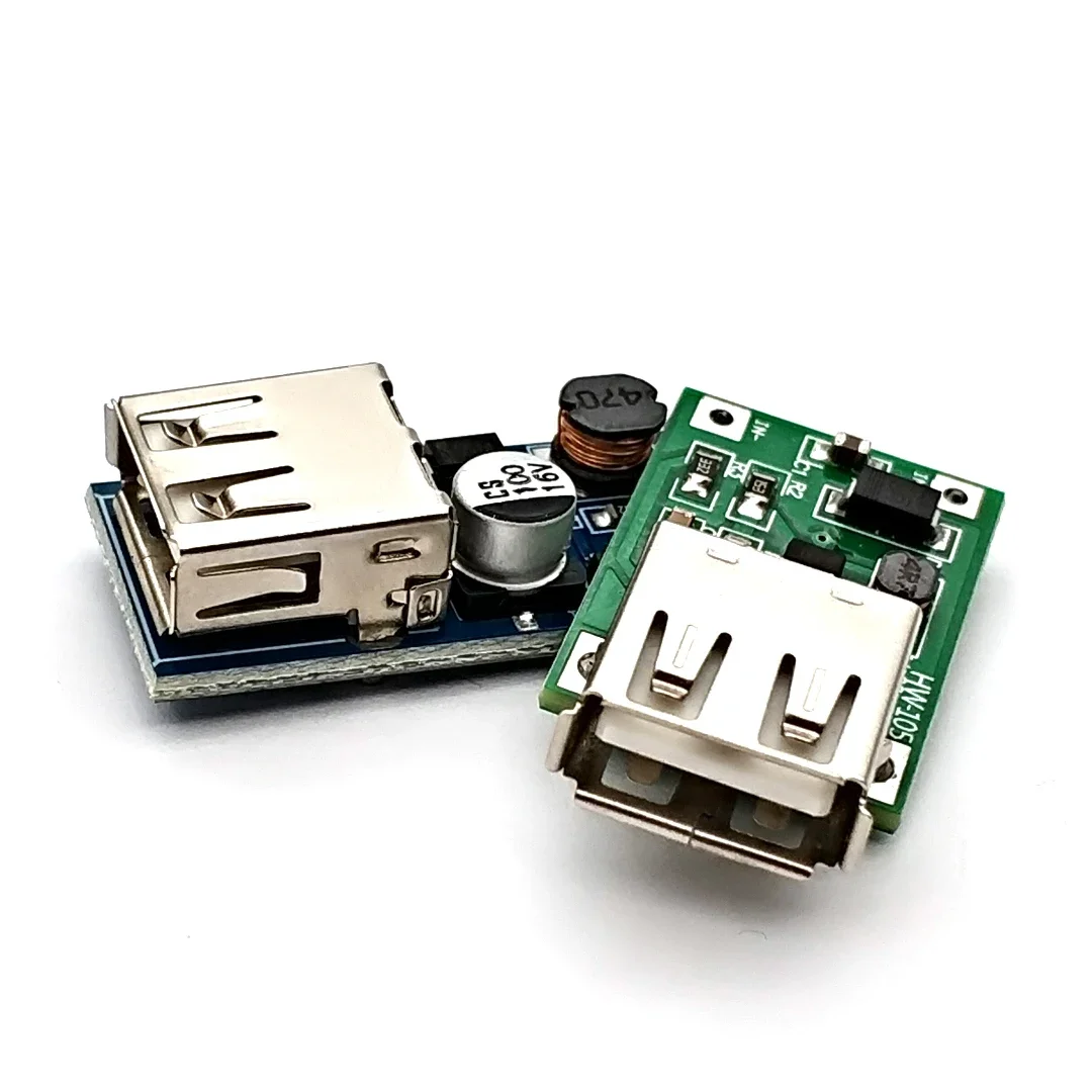 DC-DC 0,9 V-5V a 5V 600MA cargador de banco de energía convertidor de refuerzo módulo de voltaje de suministro placa de circuito de carga de salida USB