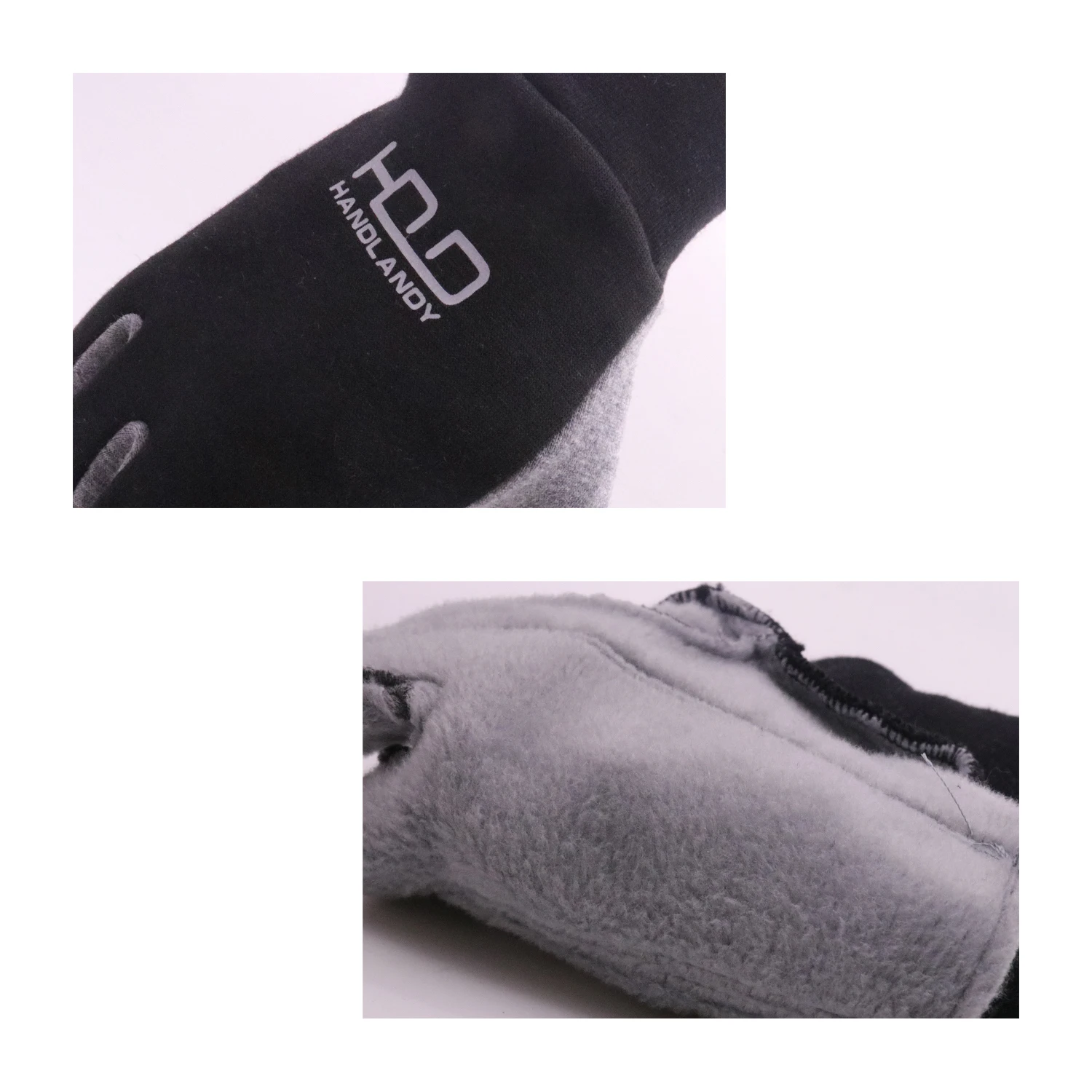 핸드랜디 겨울용 따뜻한 터치스크린 장갑, 실리콘 그립, 미끄럼 방지, 운전, 사이클링, 러닝, 야외 및 기타 스포츠 활동용 장갑