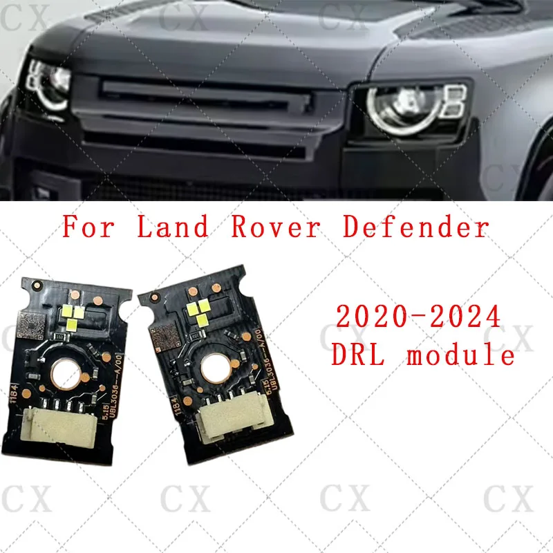 Fit For Land Rover Defender 2020-2023 Car DRL Headlight Light Guide Strip Daytime Running Light Tube Circuit Board Chip Board