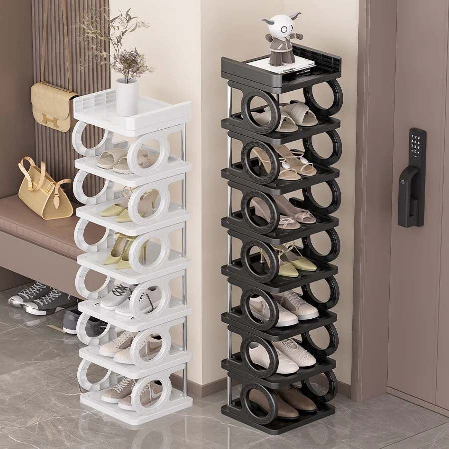 

High-Quality Shoe Rack, Small Shoe Cabinet for Entryway, Slipper Storage, Multi-Layer Simple Shoe Rack for Home and Dormitory, M
