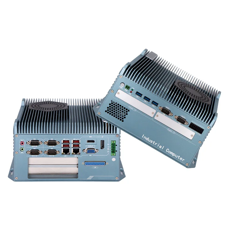 Industrial Embedded PC Multi Gigabit LAN Multi Serial RS232 RS485 Expandable High Performance Fanless Host