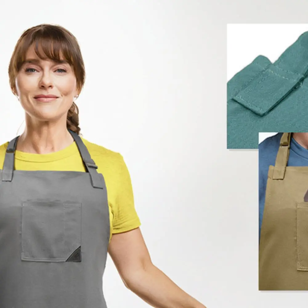 Heavy Duty Canvas Split Leg Apron For Ceramics Painting Carpentry Crafting Workwear Protective Gear Professional