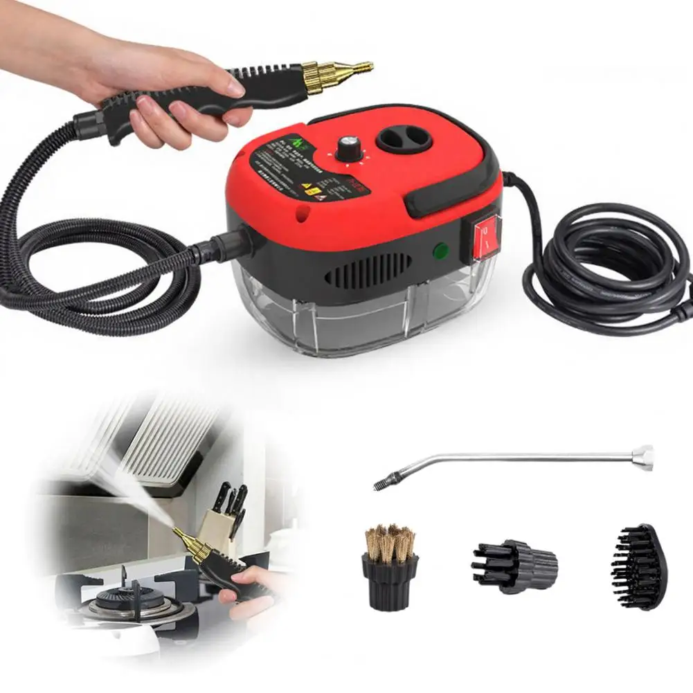 Limpiador a Vapor Portátil de Alta Temperatura y Presión de 2500w con Enchufe Estadounidense, Limpiador Multiusos a Presión para el Hogar