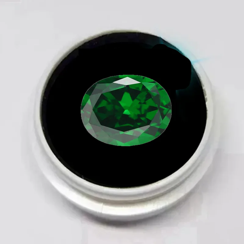 

Box Natural Emerald 10x12mm Unheated Gem Oval Shape Natural Loose Gemstone Luxury Jewelry For Diy Making Pendant