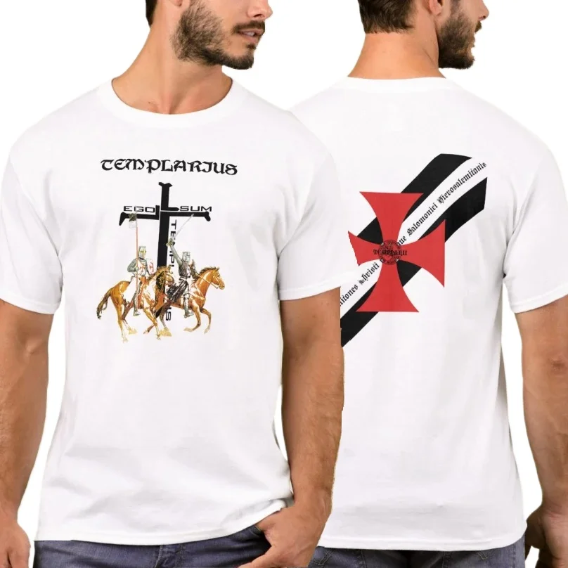

I Am A Templar Crusader Knights Templar T-Shirt 100% Cotton O-Neck Summer Short Sleeve Casual Mens T-shirt Size S-3XL