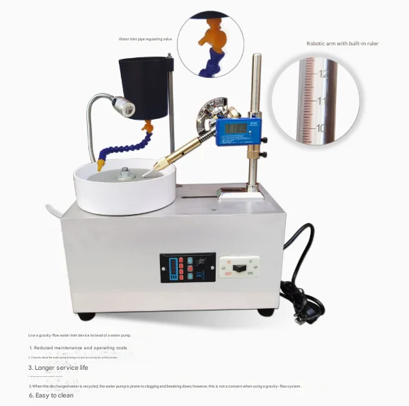 Jewelry and Jade Grinding Angle  Flat Grinding, Polishing Faceting Knife Grinding Machine Seal Grinding Machine