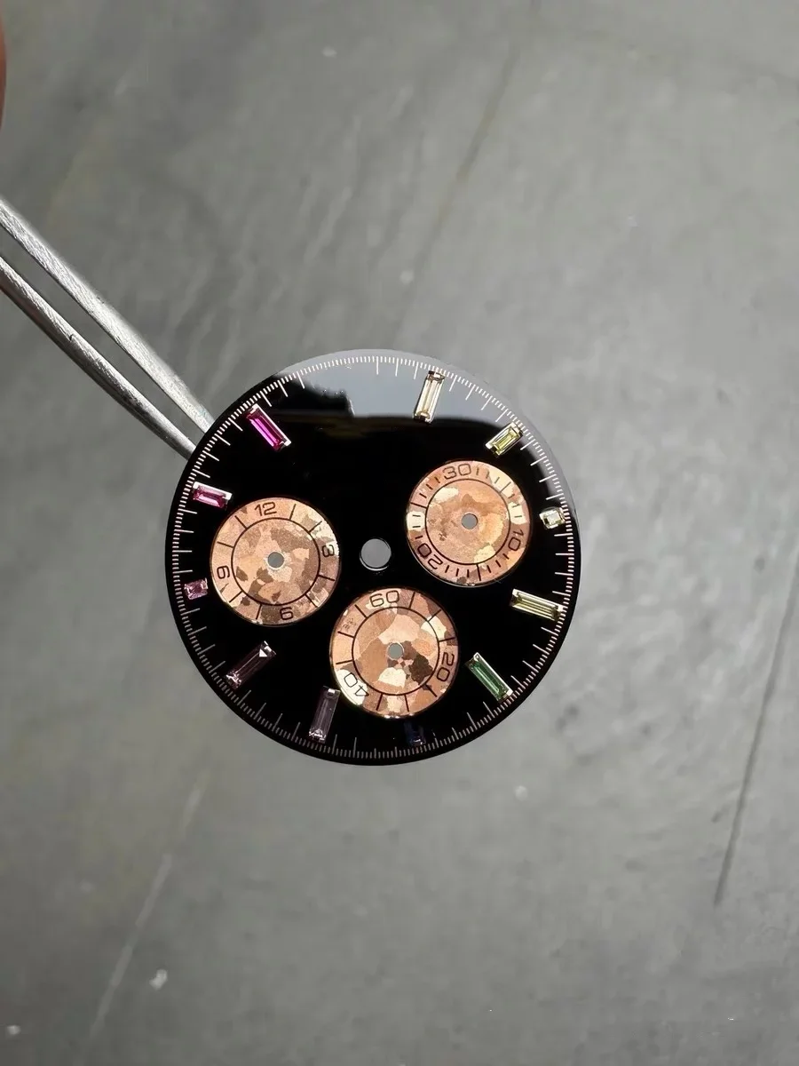 Customized Rainbow Watch Dial for RX Daytona 4130 4131 Movement