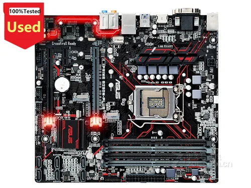 Asus PRIME B250M-PLUS escritorio Intel B250 B250M DDR4 placa base LGA 1151 i7/i5/i3 USB3.0 SATA3 usado