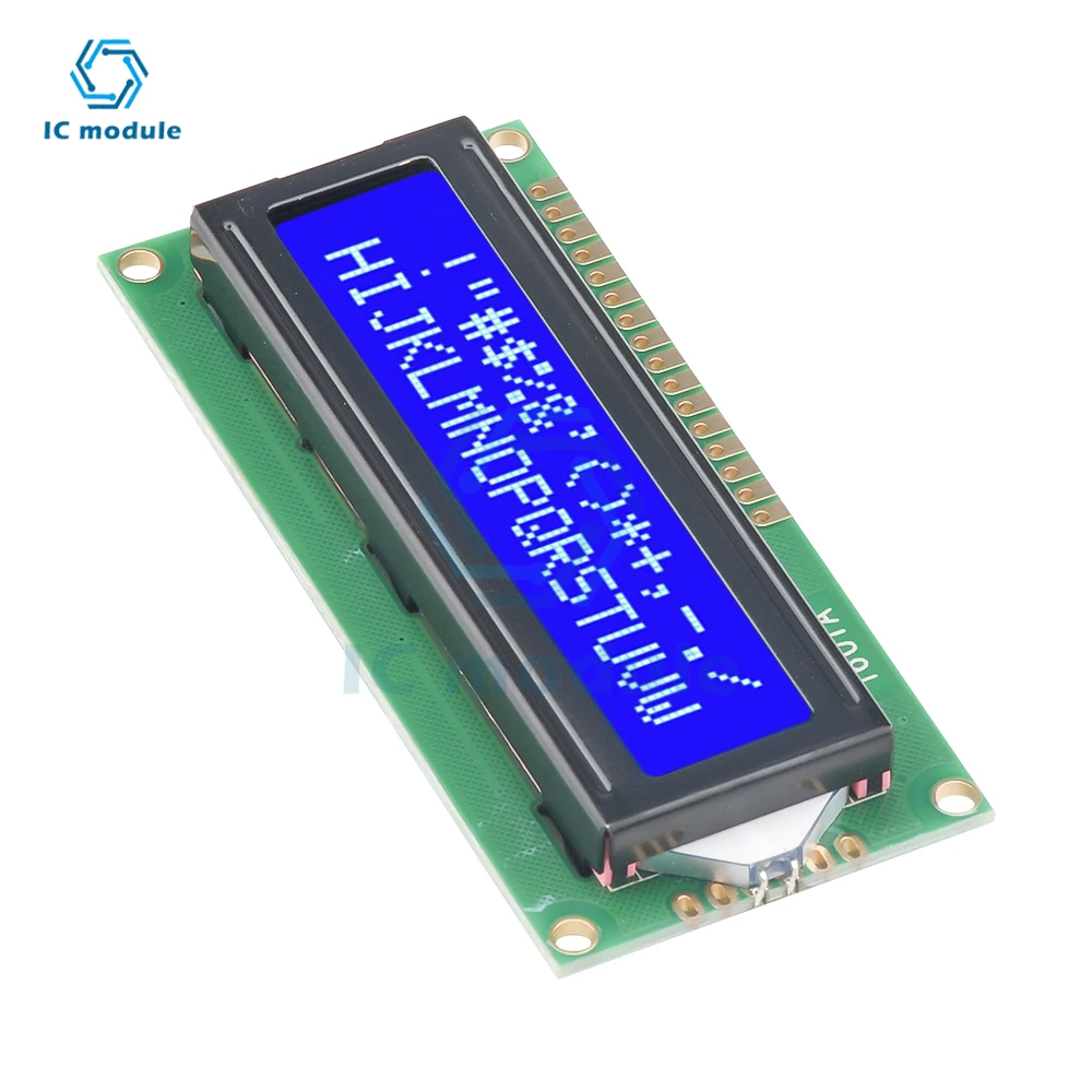 1601A LCD Display screen 16X01 character LCM module SPLC780D-02 Drive display 5V
