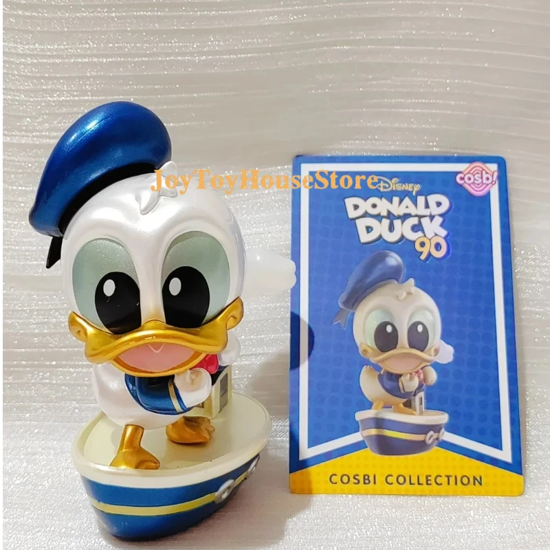

Подлинная серия Disney Donald Duck, 90-летие, слепая коробка, сумка для догадок, загадочная коробка, мини-игрушка для косби, коллекционный декор, подарок на день рождения