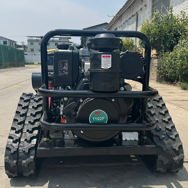 Direct Connect Diesel Tractor Intelligent Remote Control Automatic Crawler Design Straw Return Function Farm Machines Engine