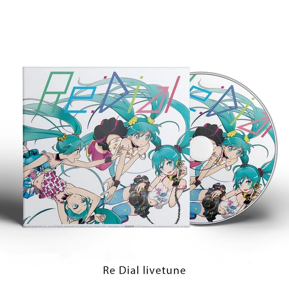 

Pop kz livetune Hatsune Miku Music CD Re:Dial Album Redial Music Record Cosplay Walkman Soundtracks Box Party Music Collection
