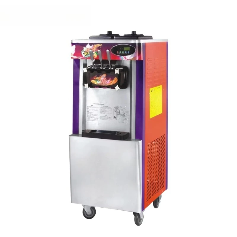 High Performance Ice Cream Maker with Compressor Stainless Steel Ice Cream Maker
