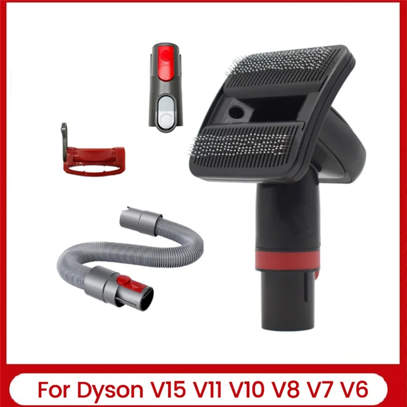 

B98A-Pet Grooming Kit For Dyson V6 V7 V8 V10 V11 V15 Vacuum Attachments With Converter Hair Remover For Dogs And Cats
