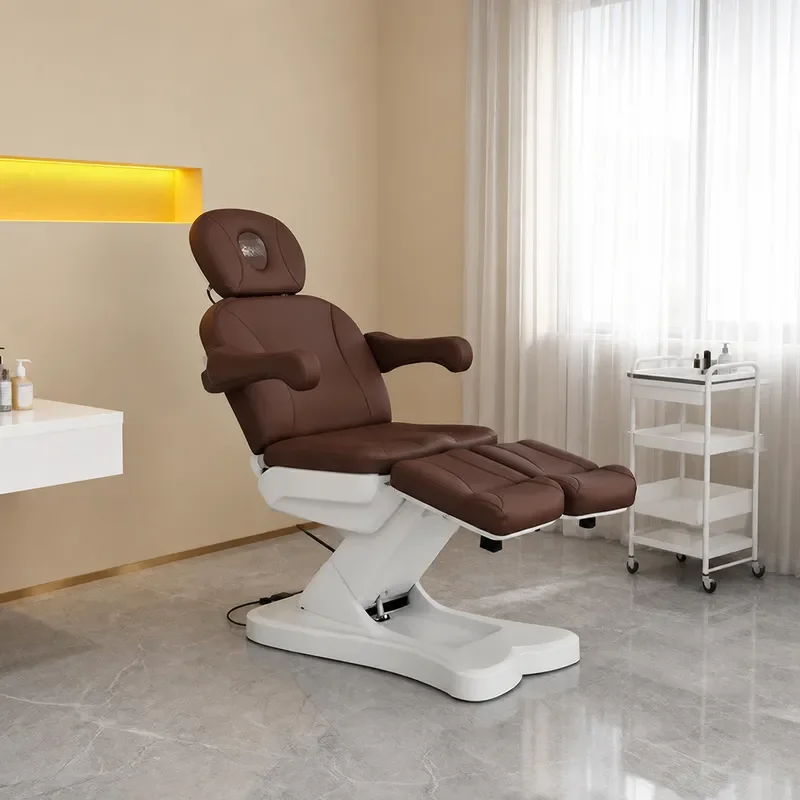 Multifunctional Electric Beauty Bed for Massage Tattoo Microblading Eyelash Extensions 5 Motor Adjustable Spa Furniture