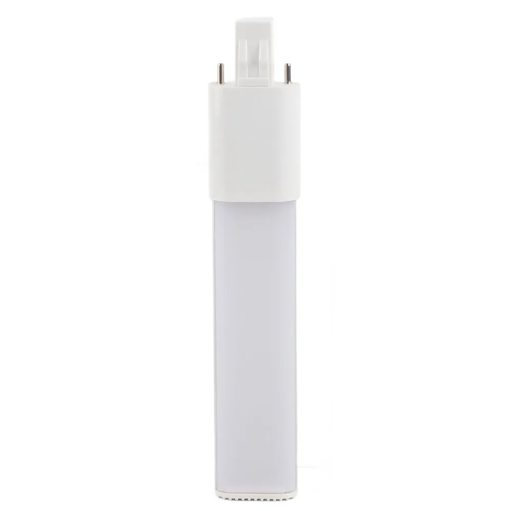 2 Pack Easy Installation G23/GX23 LED Bulb 2-Pin AC 85-265V PL Horizontal Lamp 600LM 30 LED LED Tube Light Display Lighting