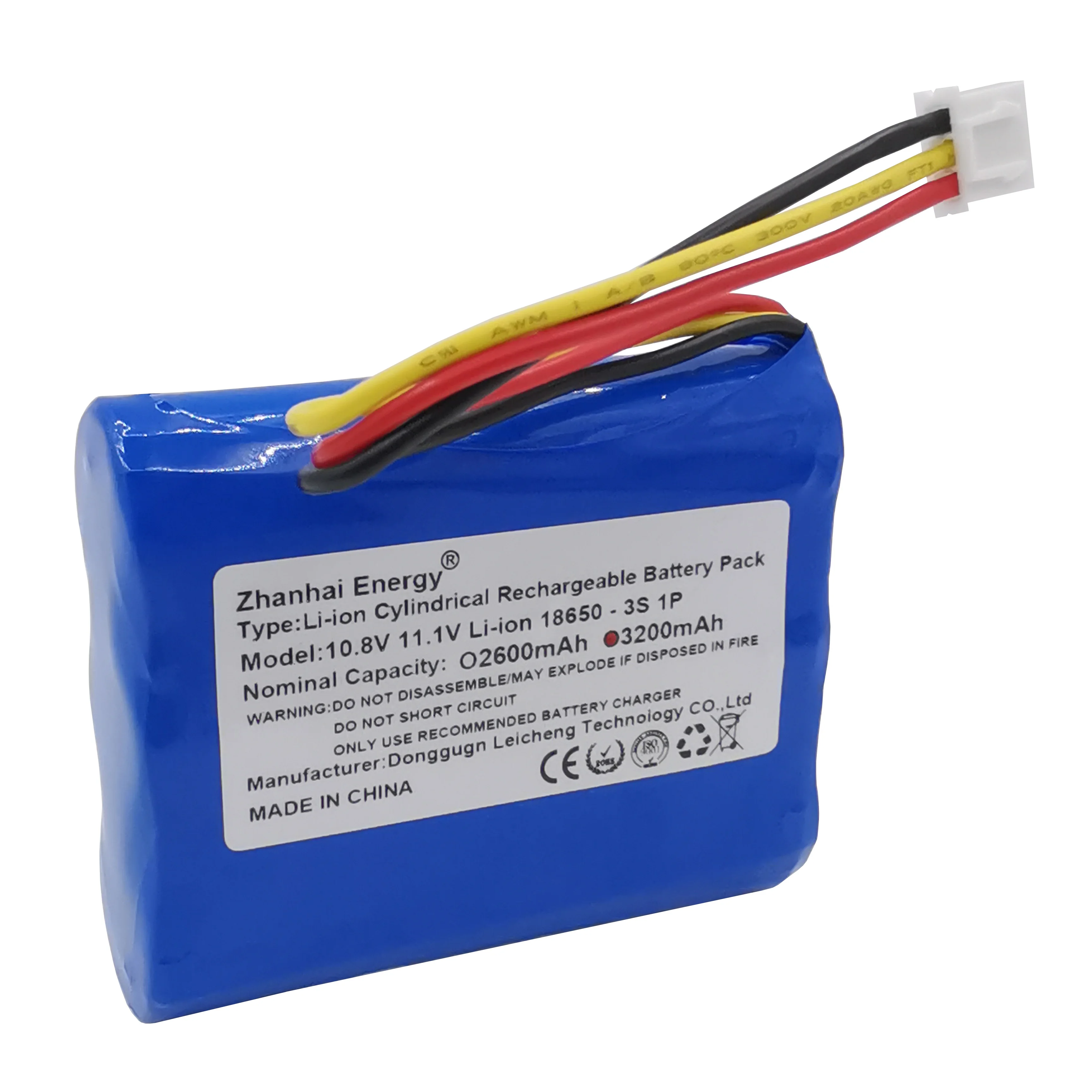 Paket baterai isi ulang Li-Ion 10.8V 11.1V 2600mAh 3200mAh untuk DOCKIN D Fine 50W baterai cadangan Speaker Bluetooth HiFi