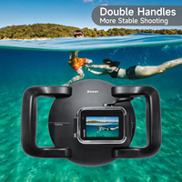 Underwater Dome Port for Insta360 Ace Pro Camera, Anti- Scratch Acrylic Material, Well-Designed Hatch Closure System