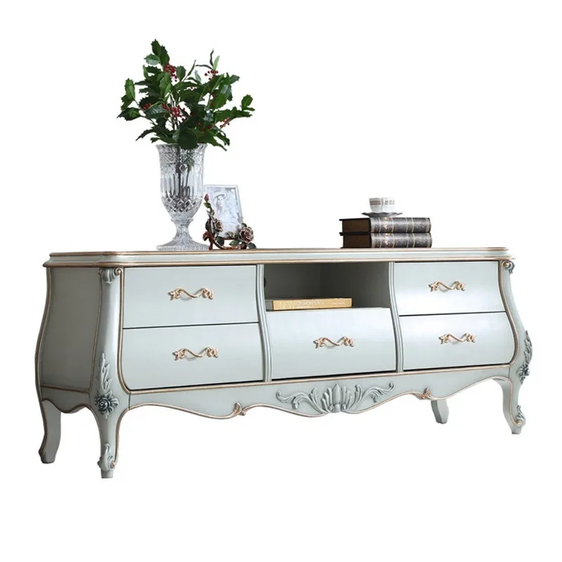 

French TV furniture European 1.6 meters floor TV cabinet floor cabinet furniture