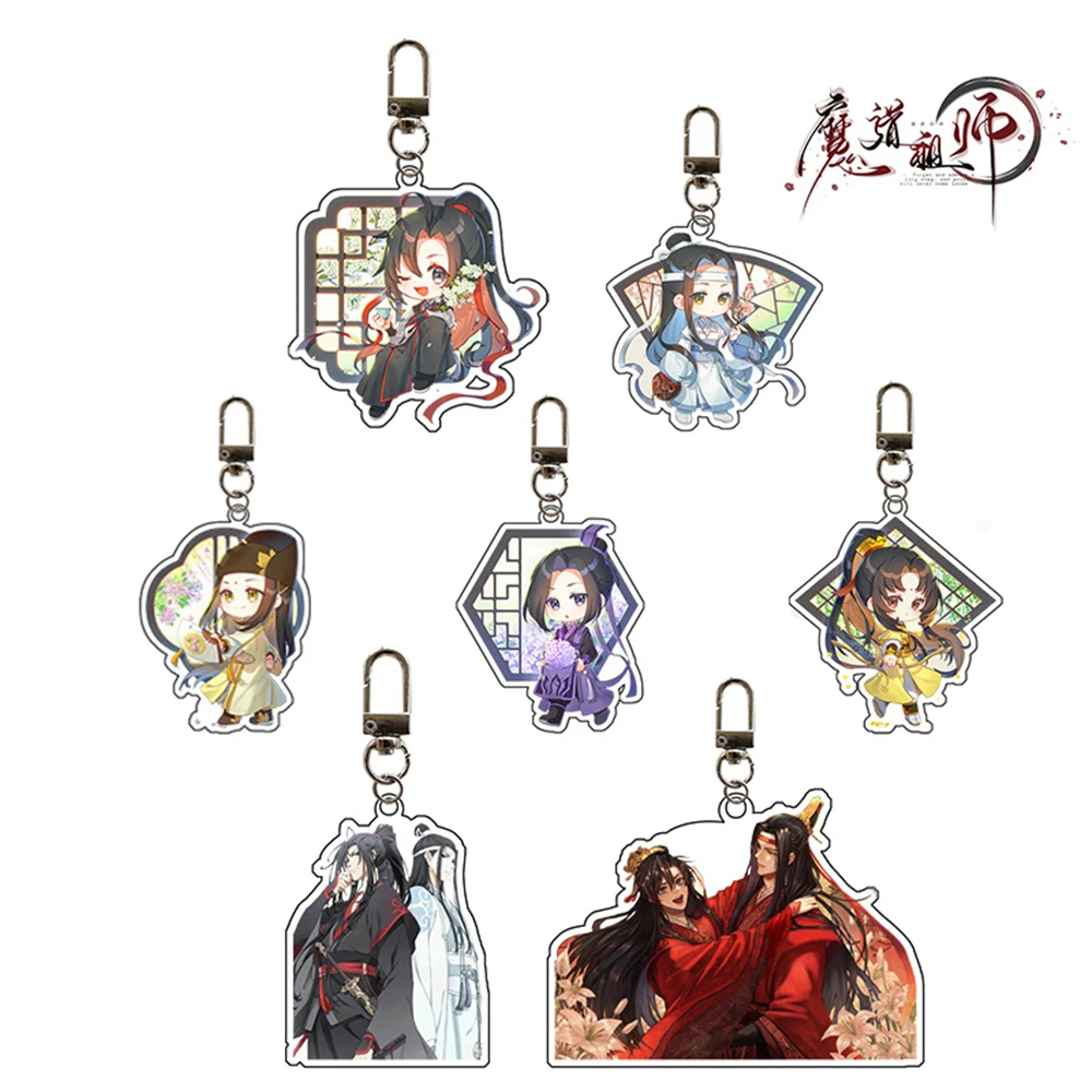 Game Chibi Grandmaster of Demonic Cultivation Mo Dao Zu Shi Cosplay COSTUME Acrylic Key Chains Keyring Prop Xmas Gift
