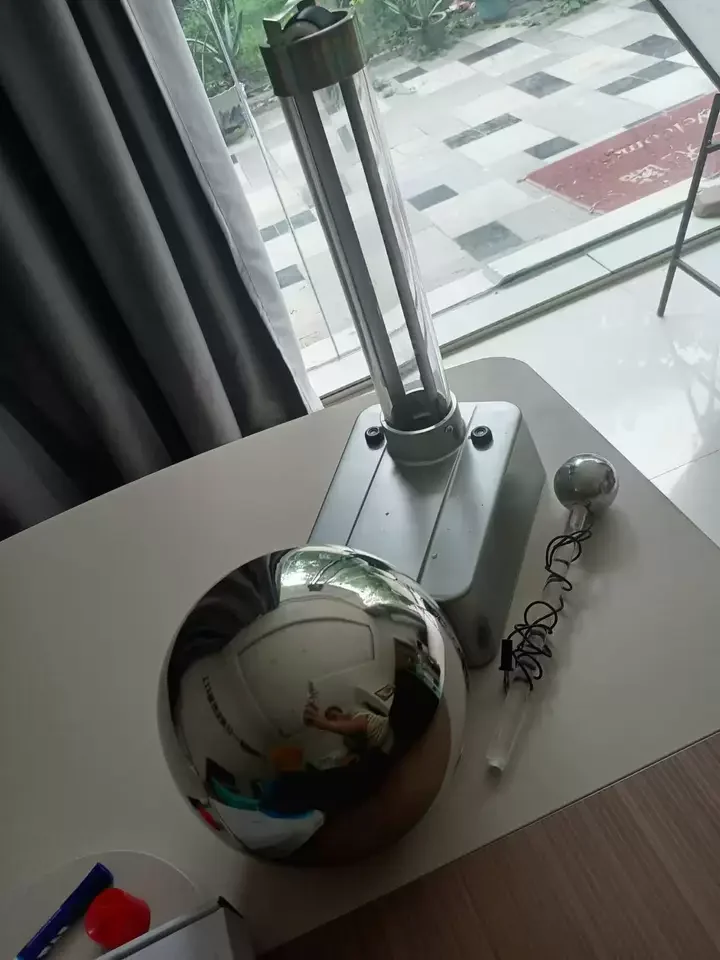 Fan's Starting Motor Discharge High School Physics Experimental Instrument Teaching Instrument Charged Metal Spherical Conductor