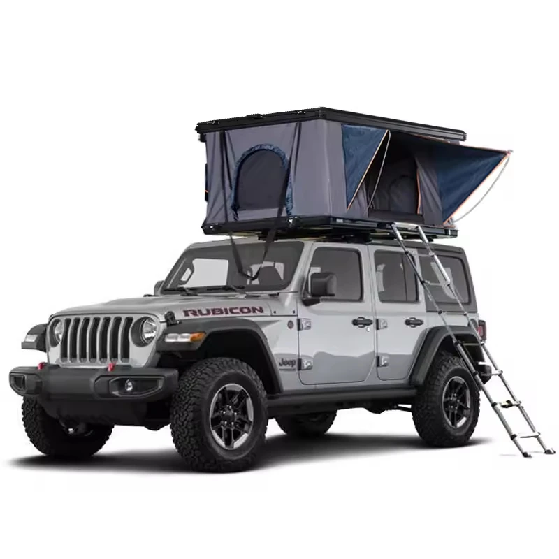 2024 Aluminum Car Roof Tent Hydraulic Strut Style Hard Shell Rooftop  for Suv  Vehicles