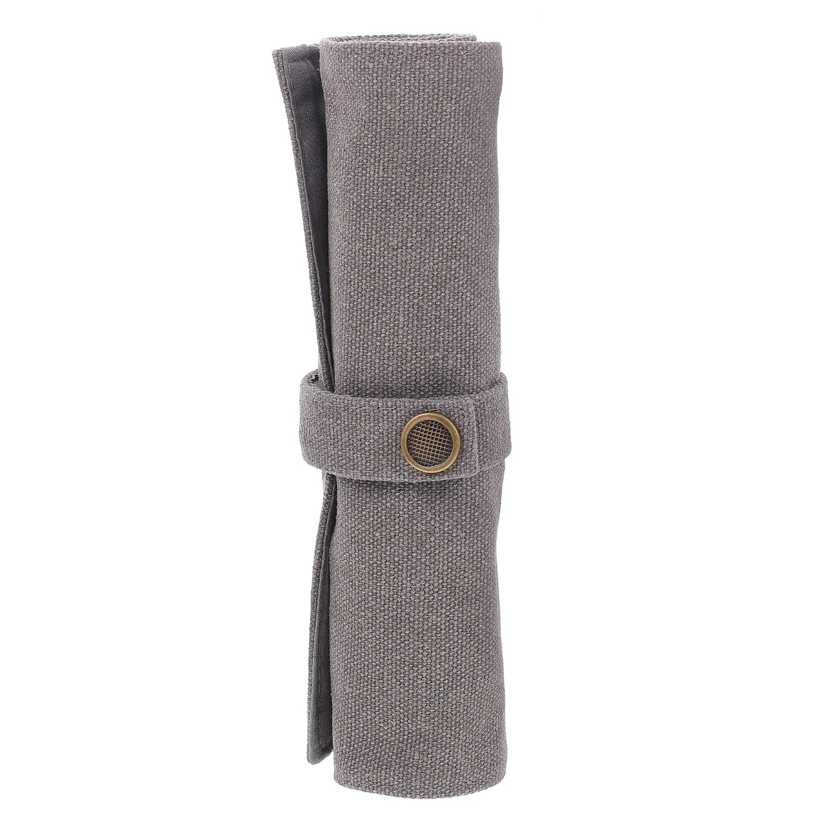 

Сумка-органайзер для карандашей из холщовой ткани, большой вместимости, для цветных карандашей, ручек, маркеров, компактная и портативная.