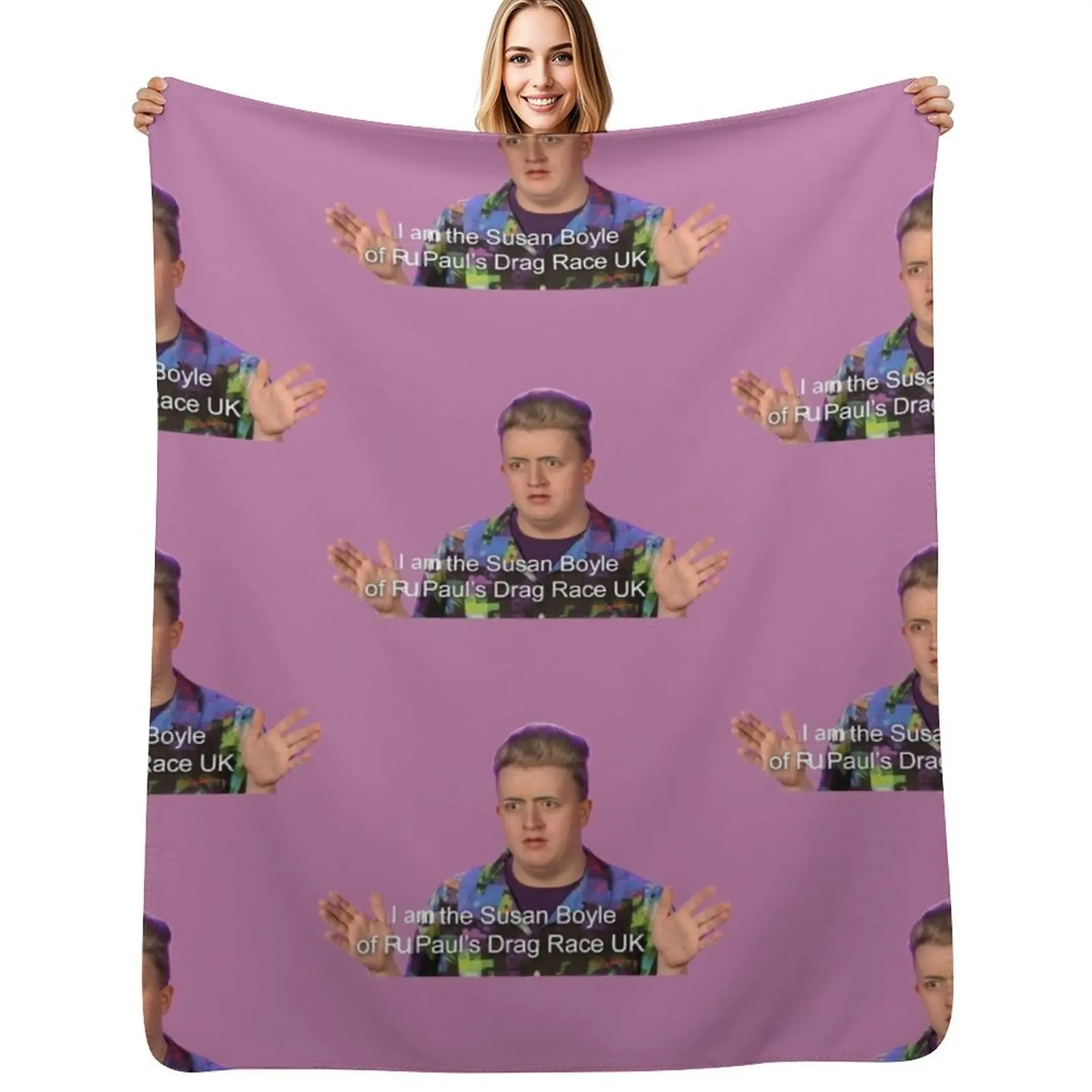 

LAWRENCE CHANEY Drag Race UK Throw Blanket blankets ands sofa bed Luxury St decorative Blankets