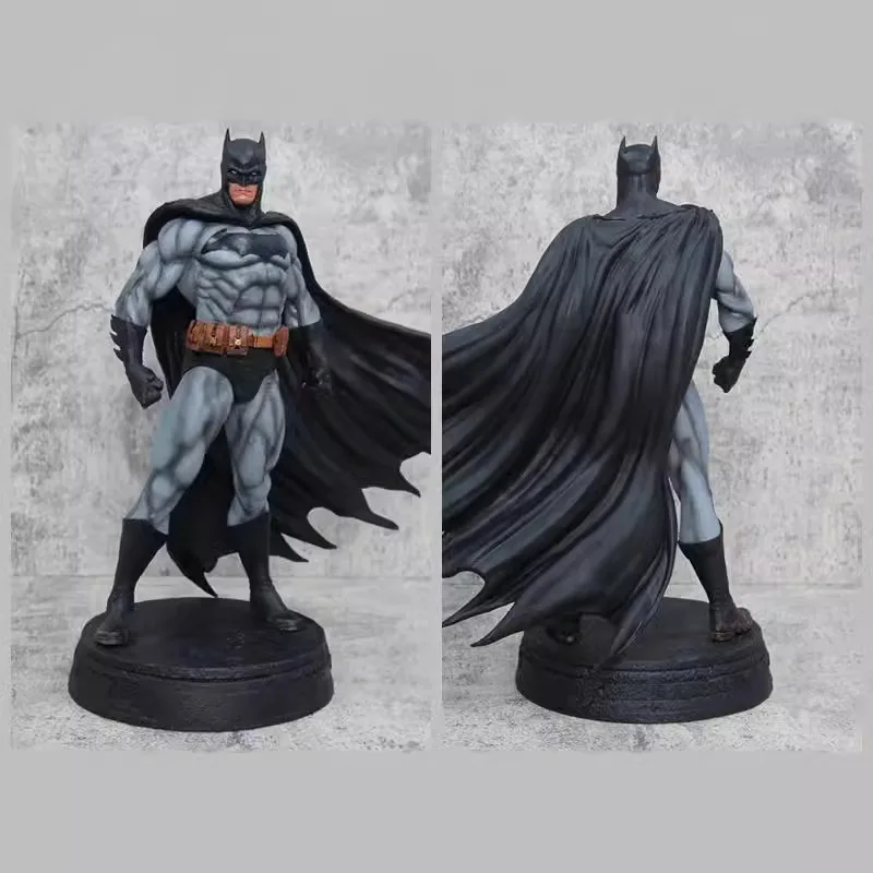 

New 38cm Anime Justice League Action Figures Dark Knight Scene Statue Batman Figurines Car Decoration Doll Kids Toys Fans Gifts