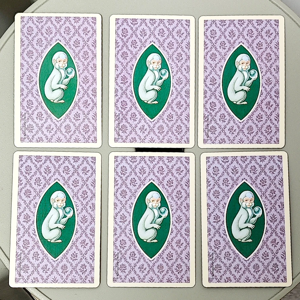 Mystical Kipper Deck 9*6cm German System of Fortune Telling 36 Pcs Oracle Cards with Keywords