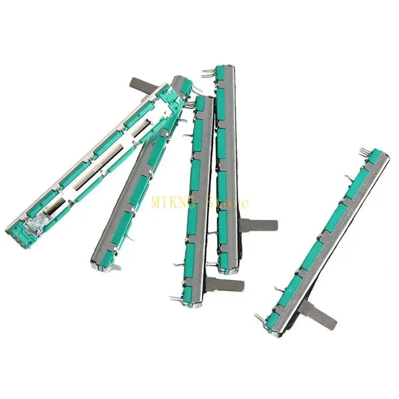 5 Pcs 75 MM Double B10K Original B10KX2 Pot Mixer Fader best sale