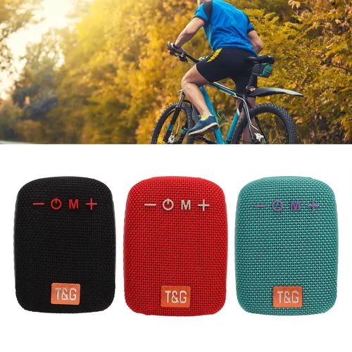 Imagen 2 del producto Altavoz Bluetooth portátil para bicicleta, dispositivo resistente al agua, compatible con tarjeta de memoria, Radio, inalámbrico