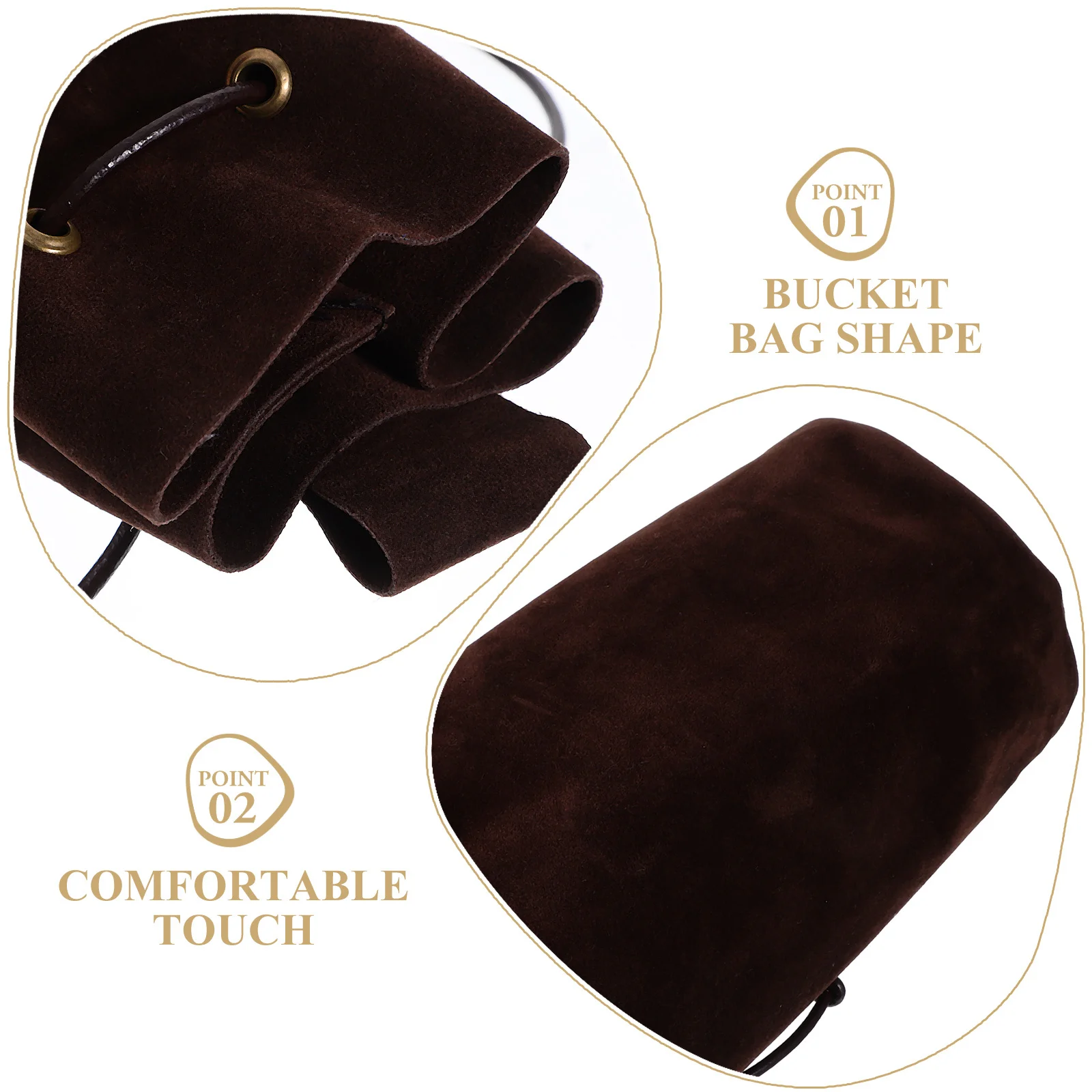 

1 шт., сумка-ведро на шнурке, средневековая поясная сумка для косплея, костюм пирата, вечеринки, винтажный портативный кошелек для хранения, аксессуар