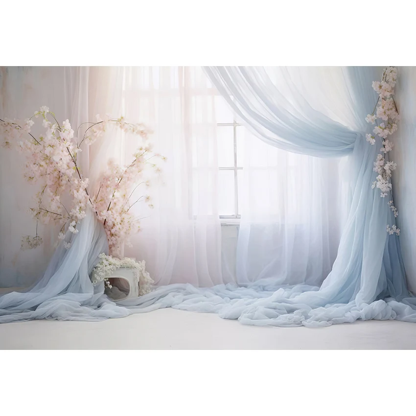 Mehofond Photography Background Room Window Curtain Maternity Photography Women Birthday Portrait Decor Backdrop Photocall Props