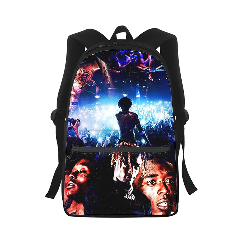 

Lil Uzi Vert Rapper Men Women Backpack 3D Print Fashion Student School Bag Laptop Backpack Kids Travel Shoulder Bag