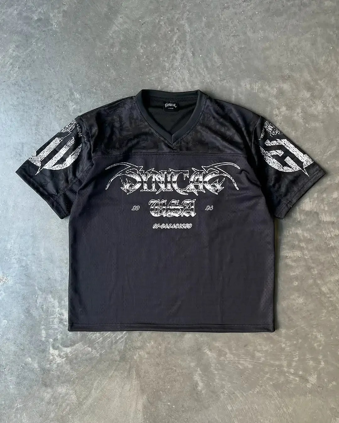 

Y2K Synicalglobal Jersey Quick Dry Breathable Mesh T Shirt College Loose Sports Wear Fashion Number 13 Football Training Wear