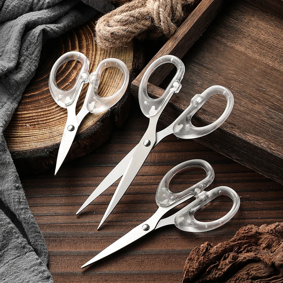 

Sharp Stainless Steel Handmade Scissors for Sewing and Needlework Sewing Scissors Student Office Paper-cut Scissors DIY Craft