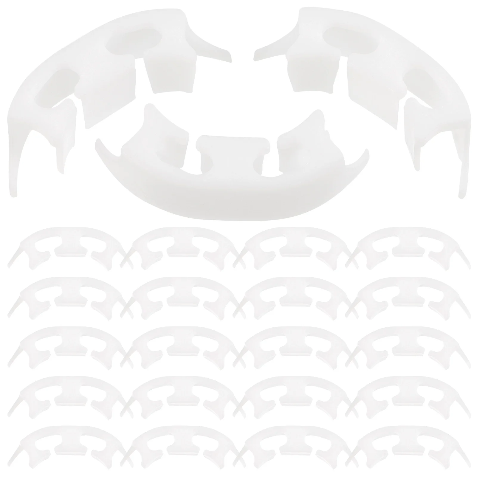 

100Pcs Tomato Plant Bender Plastic Clips Durable Plant Reinforcing Holders for Gardening Support and